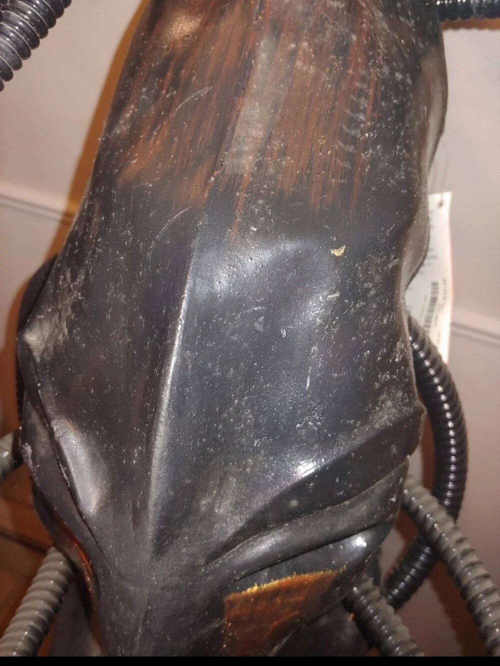 Huge Vintage Alien Monster Rubber Halloween Mask Cosplay Creepy W/ Original Tag